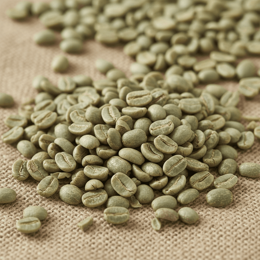Green coffee beans