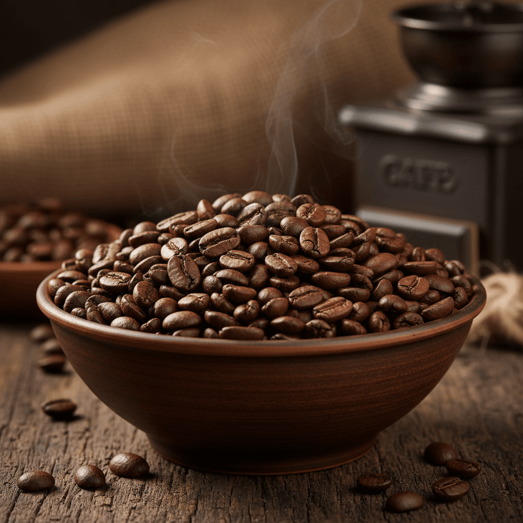 Roasted coffee