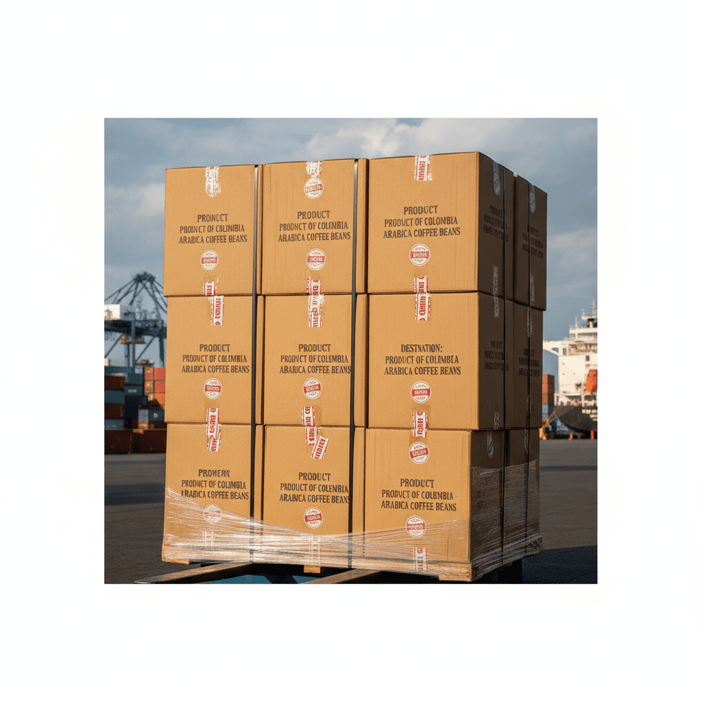 Export ready coffee shipment