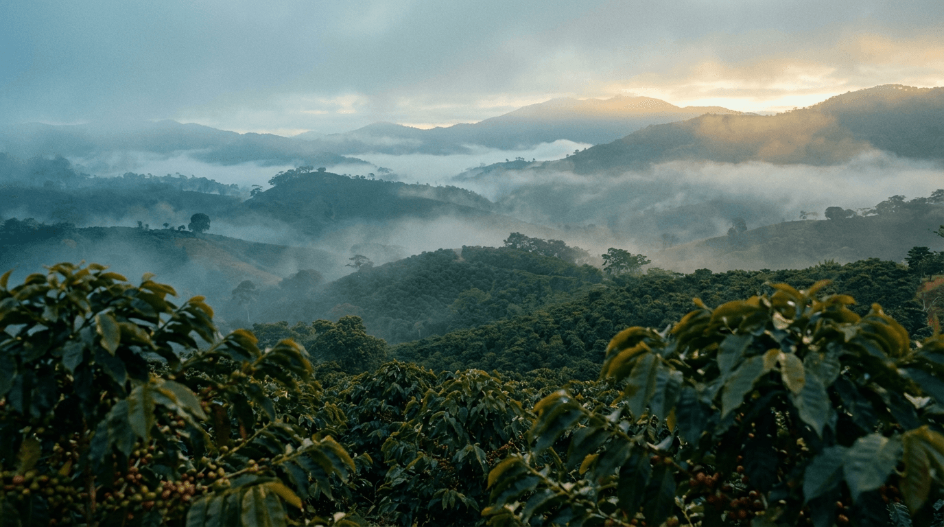 Gayo coffee farm in Aceh